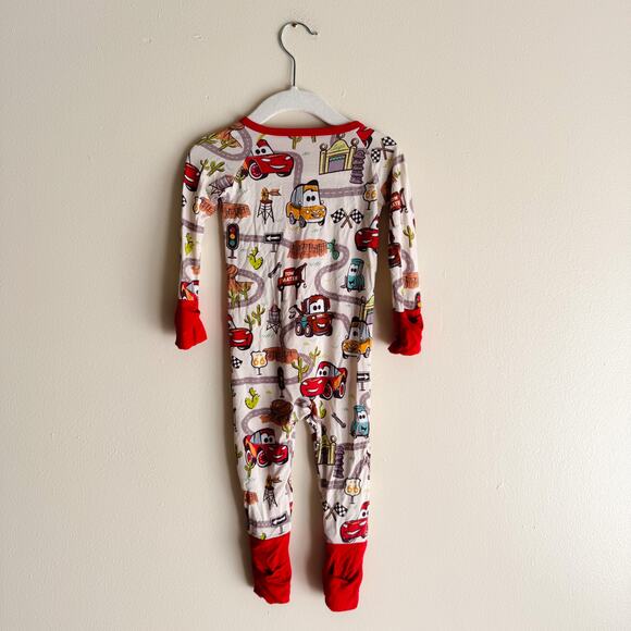 Little Sleepies Disney Pixar x Cars Zippered Bamboo Sleeper 6-12 Months Mater - Picture 4 of 5